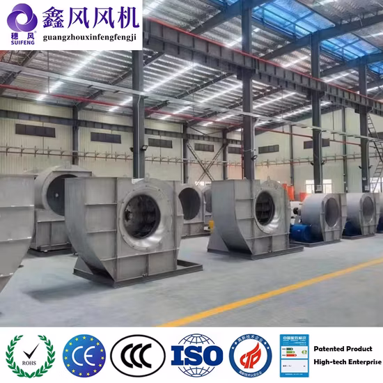 중국 API 표준 673 380V 산업용 팬 시멘트 플레이트용 소형 고압 원심 팬 뒤로 곡선 임펠러 팬 가격